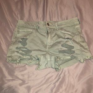 Light Teal Shorts